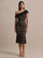 One Shoulder Floral Lace Midi Dress FC25122