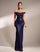 Schulterfreies Abendkleid FT4912