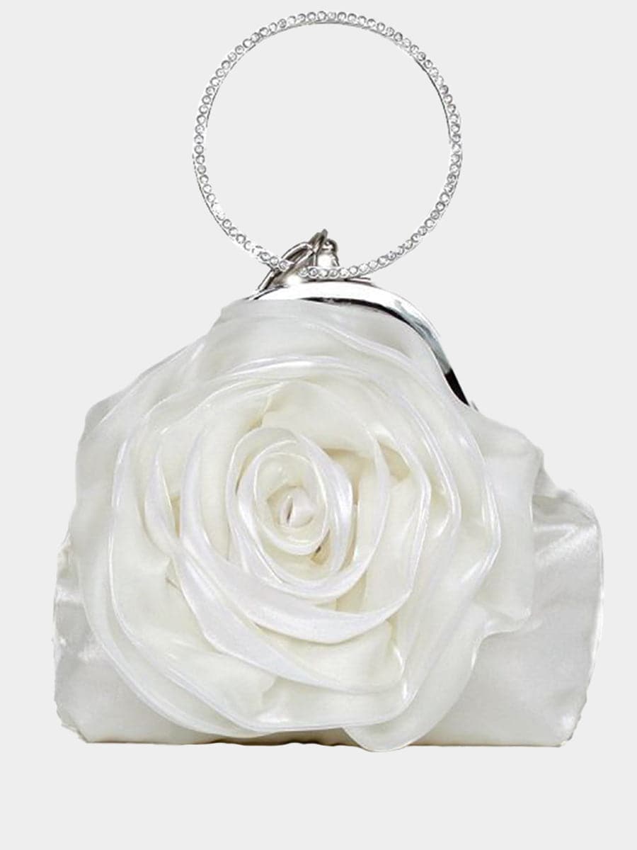 Flower Design Wedding Clutch Bag MNBF096