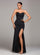 Strapless Backless Split Ruched Cocktail Dress GM90178
