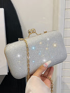 Glitter Chain Box Evening Clutch Bag MNBF094