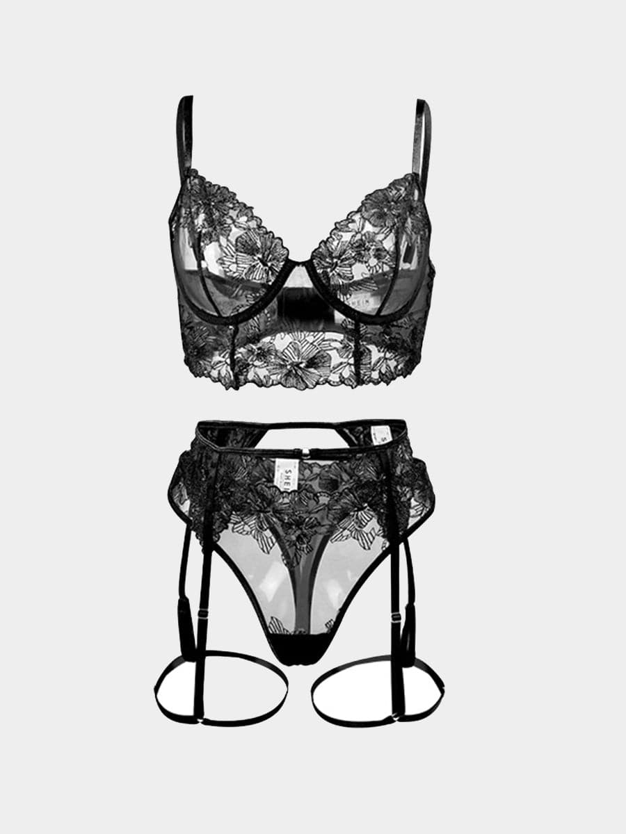 Lace Embroidery Sexy Bra Set MSL003 MISS ORD