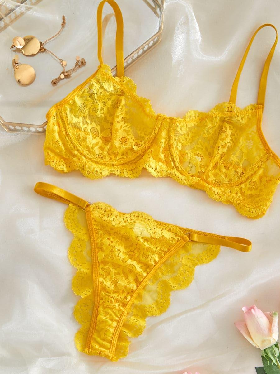 Lace See Through Lingerie Set MSL047 - MISS ORD