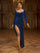 Wickel-Sweatheart-figurbetontes schwarzes Ballkleid aus Samt M01098