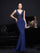 V-neck Sleeveless Embroidered Evening Dress MCW0951 - MISS ORD