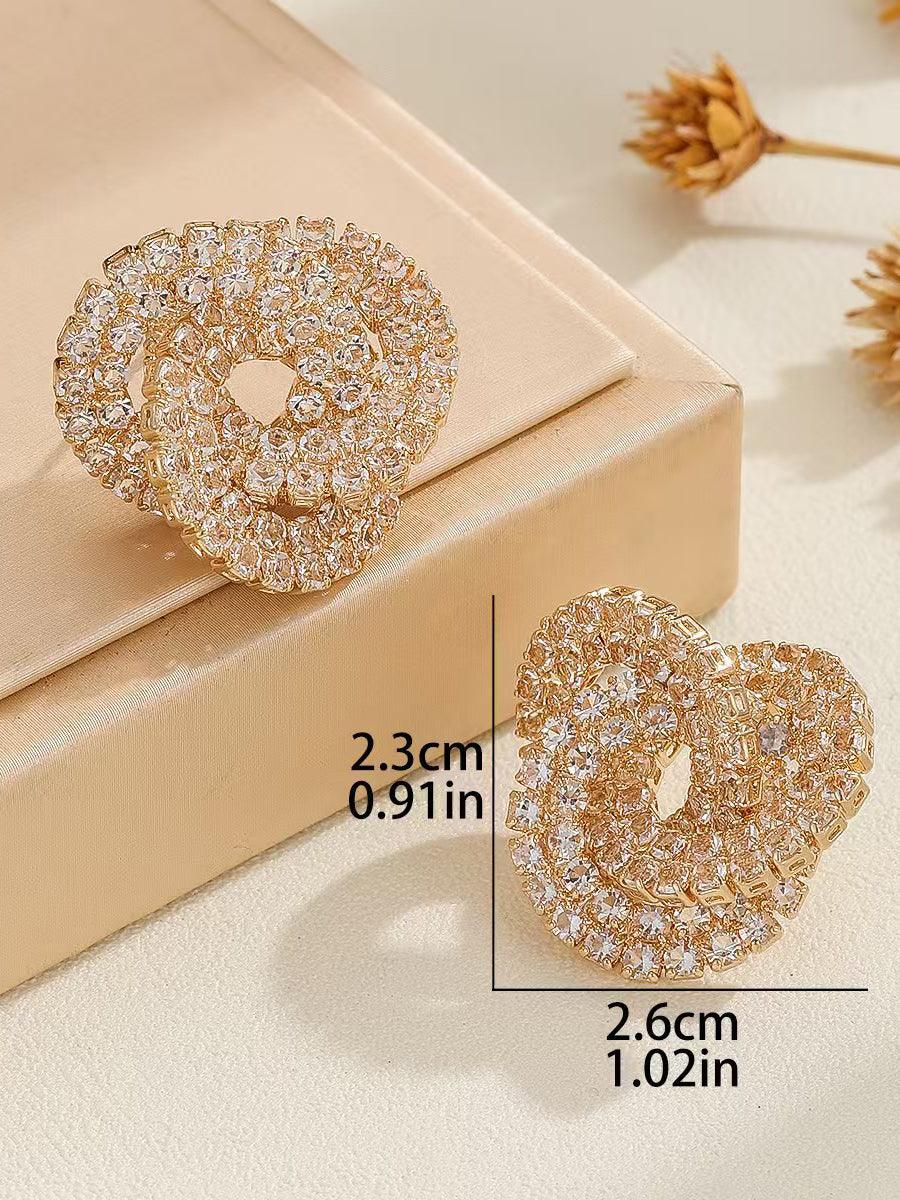 Stylish Banquets Rhinestones Earrings MSE20012 - MISS ORD