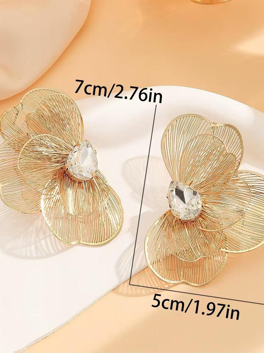 Butterfly Fishtail Metal Multi-layer Female Earrings MSE20013 - MISS ORD