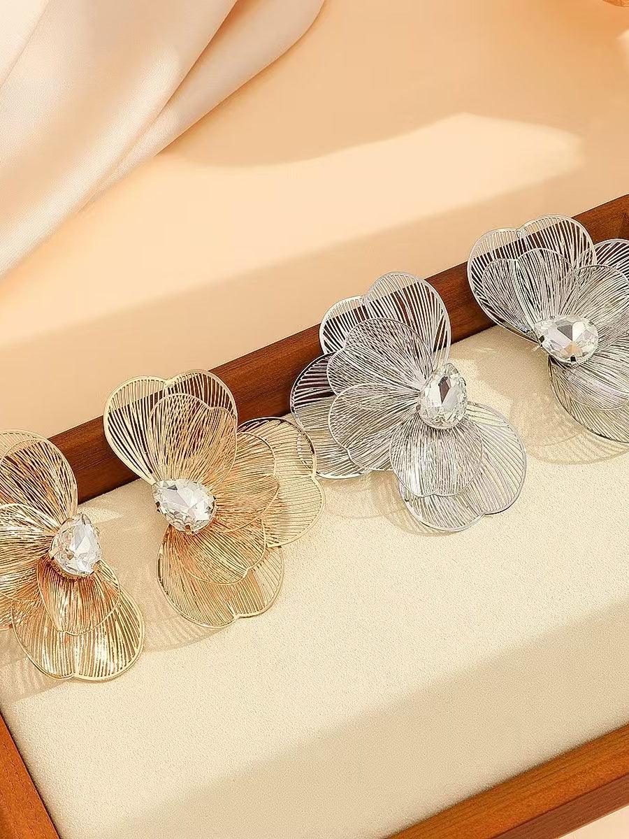 Butterfly Fishtail Metal Multi-layer Female Earrings MSE20013 - MISS ORD