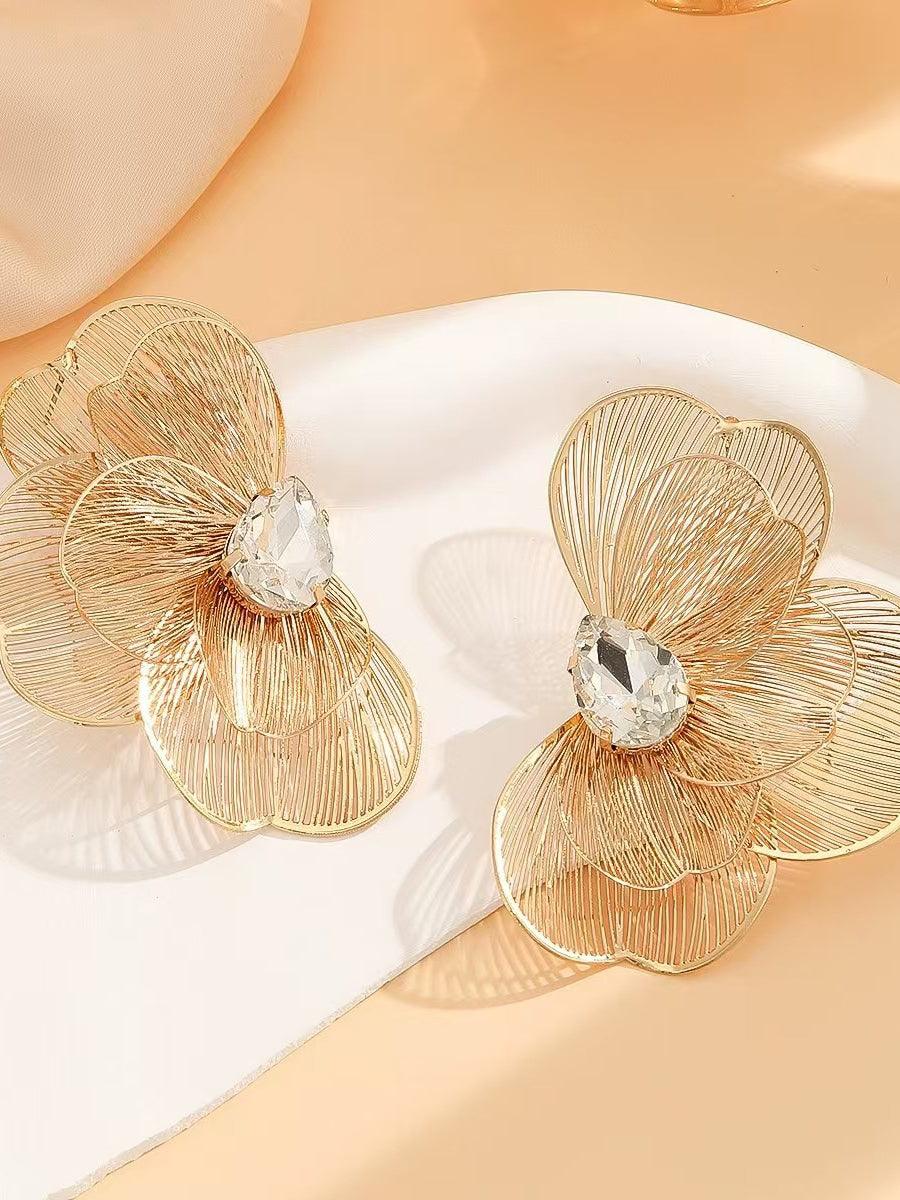 Butterfly Fishtail Metal Multi-layer Female Earrings MSE20013 - MISS ORD