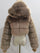 Ivory Faux Fur Hooded Coat MSF004