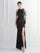 Sequin Beads Chain Split Elegant Cocktail Dress MYC2003 - MISS ORD