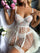 Polka Dots See-through Mesh Teddy MSL058 - MISS ORD