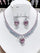 Emerald Green Wheat Heart Crystal Necklace Set MRL20008