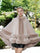 Elegant Winter Faux Fur Poncho Wrap MSF035