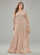 Long Sleeve V-neck Sequin Wedding Guest Dress MYC2040
