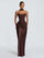 Strapless Corset Satin Mermaid Formal Dress XF251338