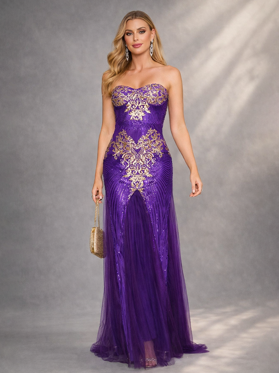 Navy Sequin Chain Strap Slit Mermaid Formal Dress GM90177 MISS ORD Navy Sequin Chain Strap Slit Mermaid Formal Dress GM90177 MISS ORD
