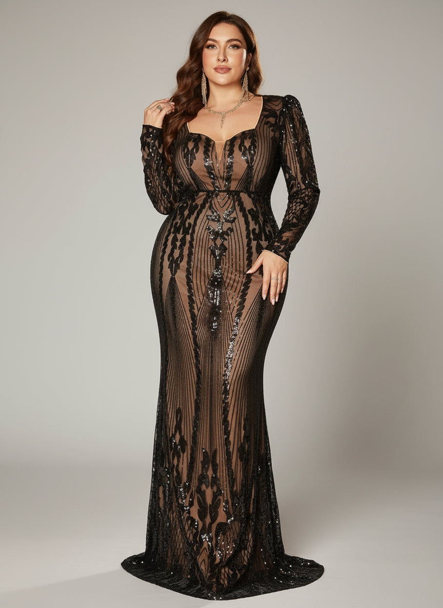 black glitter formal dress Nox Anabel -C1630 Strapless Glitter Satin Sheath Dress 10 / Black