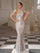 Amber Sequin Mermaid Beaded Formal Dress
