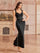 Beaded Sheath Split Cocktail Midi Dress ST59118