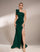 Floral One Shoulder Ruched Split Prom Dress XF05714