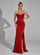 Strapless Ruched Corset Split Prom Dress XF05715