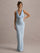 Draped Neck Sleeveless Elegant Cocktail Dress XF05751