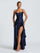 Spaghetti Lace Back Asymmetric Cocktail Dress XF05755