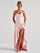 Spaghetti Lace Back Asymmetric Cocktail Dress XF05755