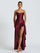 Spaghetti Lace Back Asymmetric Cocktail Dress XF05755