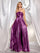Pleated A-line Backless Prom Dress XF251197