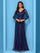Evelyn Long-Sleeve Sequin Formal Dress