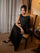 Draped Satin Backless Maxi Evening Dress XF251326