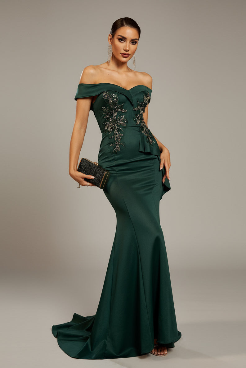 Off Shoulder Dresses Get it now - MISS ORD Tagged "Green" Off Shoulder Dresses Get it now - MISS ORD Tagged "Green"