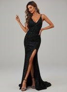 Spaghetti Straps Split Prom Dress XJ437 - MISS ORD