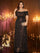 Plus Size A Line Strapless Evening Dress PRM20020