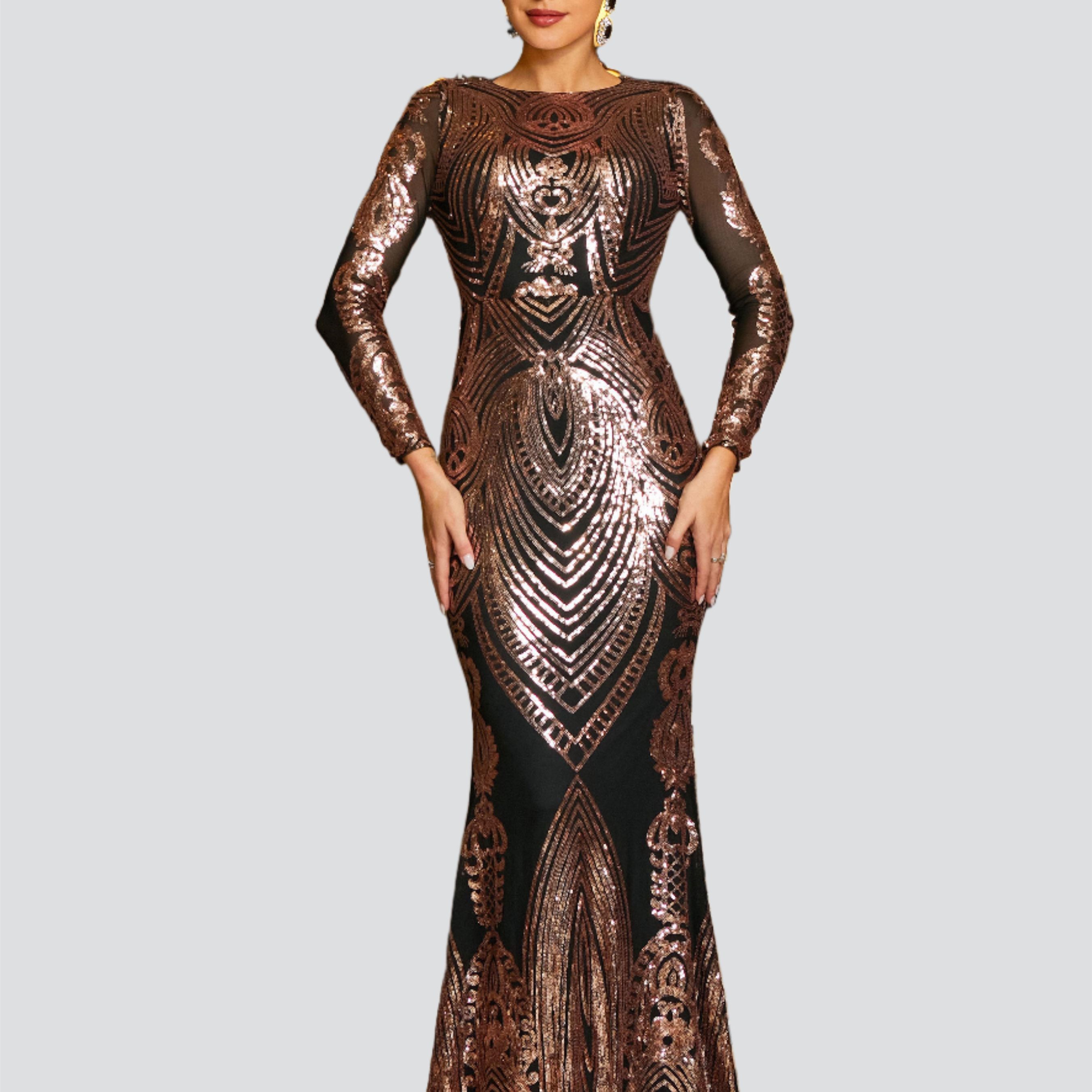 Mermaid Sequin Formal Dress RM20818