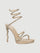Rhinestone Snake Wrap Open-toe High Heels MHE1077 - MISS ORD