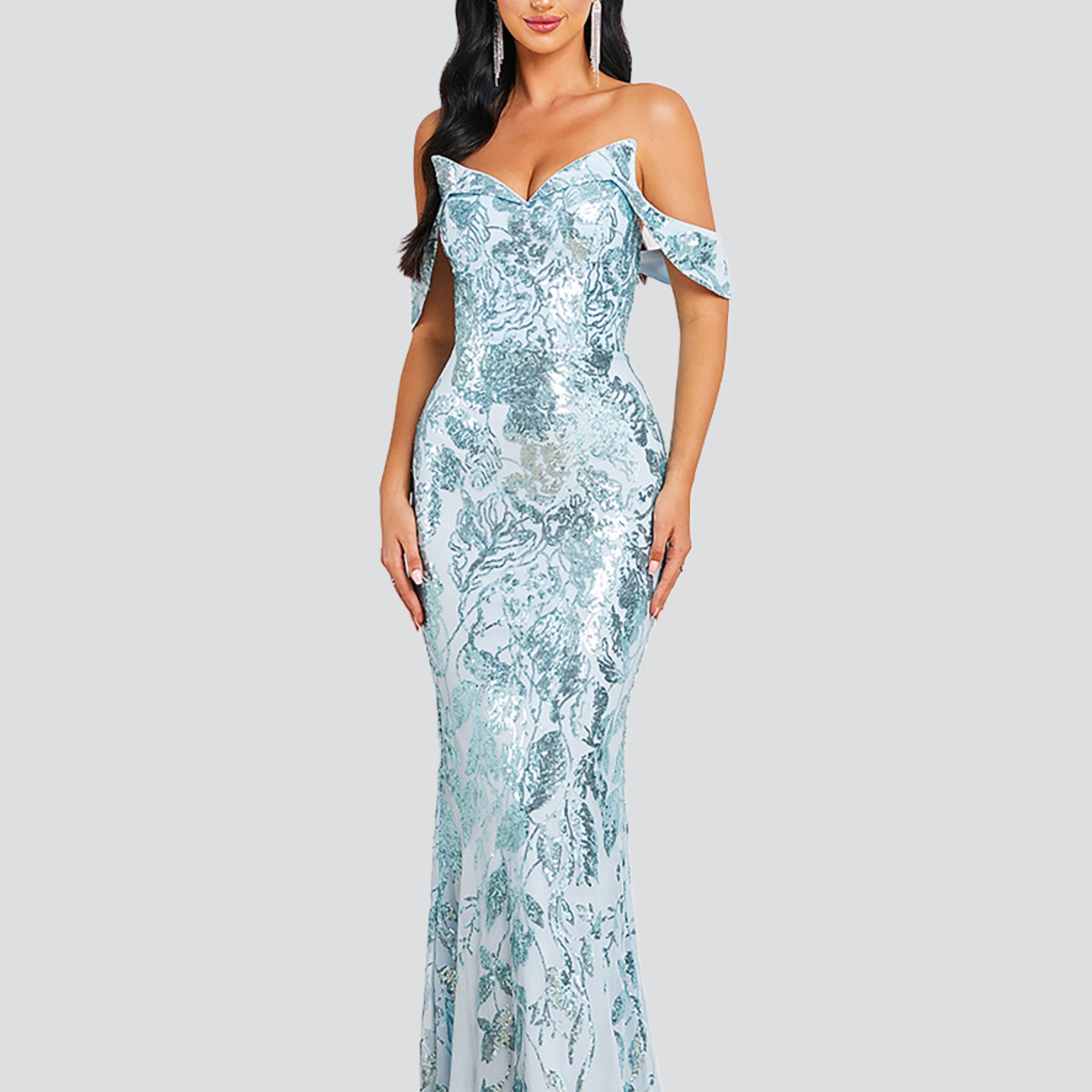 Sequin Mermaid Evening Dress