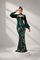 Cutout Lantern Sleeve Mermaid Dress RJ11296