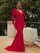 Puff Sleeve Mermaid Maxi Dress M02080 - MISS ORD