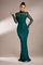 See-through Ripple Cocktail Dress M0032