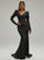 Puff Sleeve Mermaid Maxi Dress M02080 - MISS ORD