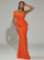 One-Shoulder-Rüschen-Wickel-Maxi-Pailletten-Formelles Kleid WY46