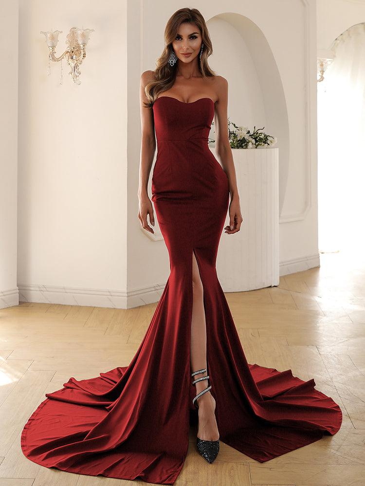 Strapless Mermaid Evening Dress FT1683 - MISS ORD