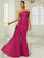 Draping Emerald Green Dress XH2158 - MISS ORD