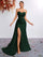 Strapless Sequin Cutout Ruched Mermaid Evening Dress