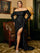 Plus Size Bow Knot Split Formal Dress PXH2122 - MISS ORD