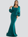 Bishop Sleeve Square Neck Mermaid Prom Dress XJ1496 - MISS ORD