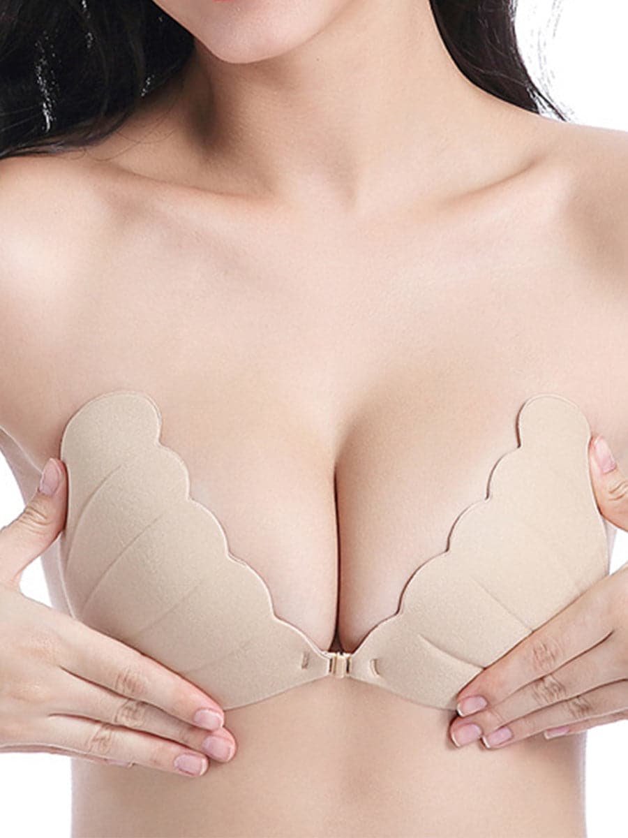 Feminine Chinlon Silicone Wireless Bra Nipple Covers MNY10011